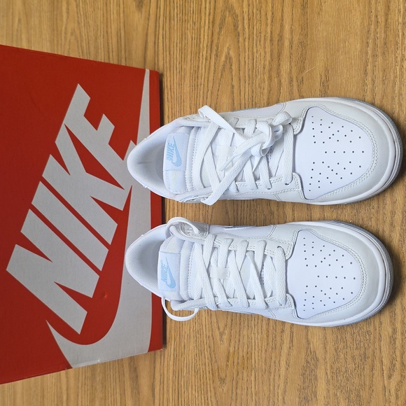 Nike Dunk Low Retro White/Armory Blue Size Women's 9.0/Youth 7.5 DV0831 109 New - Picture 3 of 8